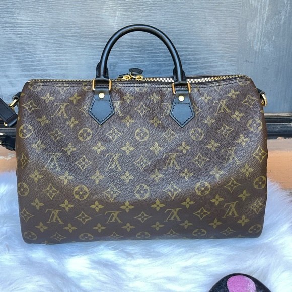 LOUIS VUITTON Speedy 35 Custom Bandoulire - Picture 2 of 15